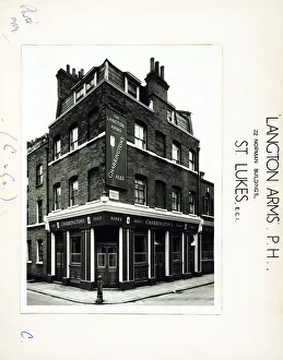 Lukes Prints: Photograph of Langton Arms, St Lukes, London