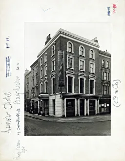 Bayswater Prints: Photograph of Leinster Hotel, Bayswater, London