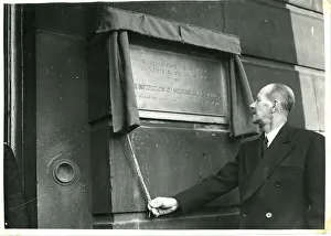 Founding Prints: Photograph of Lord Dudley Gordon unveiling a plaque