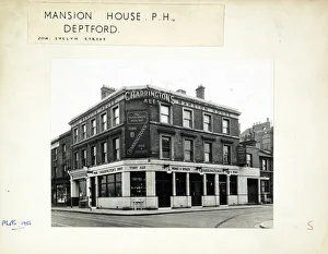 Deptford Prints: Photograph of Mansion House PH, Deptford, London