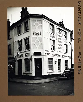 Montague Prints: Photograph of Montague Hotel, Worthing, Sussex