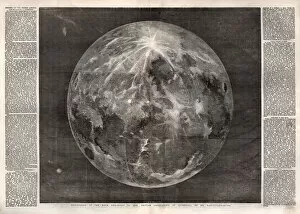 Photograph of the moon exhibited