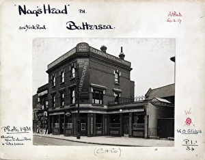 Battersea Prints: Photograph of Nags Head PH, Battersea, London