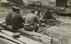 Photograph of officers of the Leinster Regiment