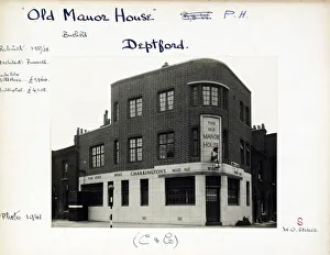 Deptford Prints: Photograph of Old Manor House PH, Deptford (New), London