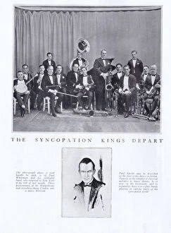 Images Dated 11th May 2016: A photograph of Paul Whiteman and his orchestra