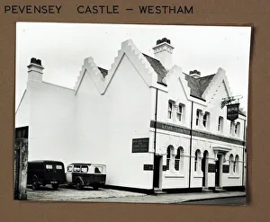Pevensey Prints: Photograph of Pevensey Castle PH, Westham, Sussex