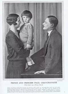 Nina Collection: Photograph of Prince and Princes Paul Chavchavadze, 1927