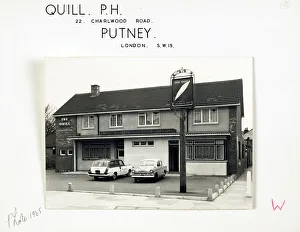 Tavern Prints: Photograph of Quill Tavern, Putney (New), London
