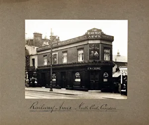 Crowley Prints: Photograph of Railway Arms, Croydon, Surrey