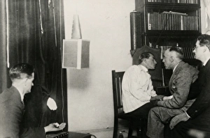 Sance Gallery: Photograph of a reconstruction of one of the teleplasmic ha