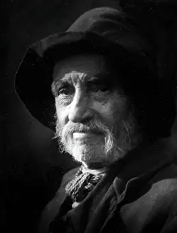 A photograph by Sam Thompson of a Lunesdale man, early 1900s