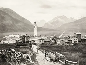 photograph: Samedan, canton of Grisons, Switzerland