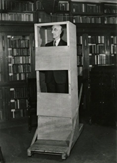 Photograph of sentry box apparatus Photograph of sentry box apparatus