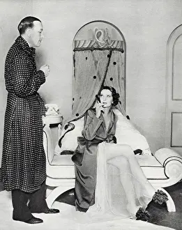 Coward Prints: Photograph showing Noel Coward (1899-1973) and Gertrude Lawrence (1898-1952)