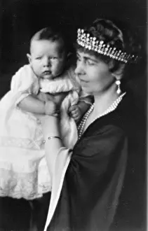 Grand Son Prints: A photograph of Sophie of Greece and Michael of Romania