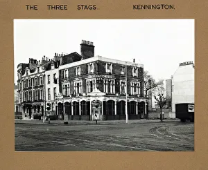 1952 Prints: Photograph of Three Stags PH, Kennington, London