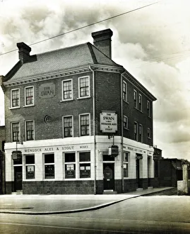 Swan Prints: Photograph of Swan PH, Ponders End, Greater London