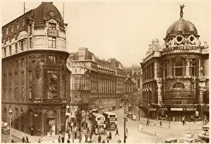 Aldwych Prints: Photograph taken by the corner of the Strand and the Aldwych