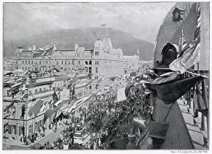 Thoroughfare Prints: Photograph taken from the roof-tops of South Africa Capital