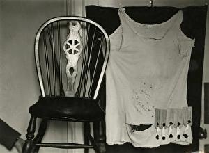 Sance Gallery: Photograph of undervest, masquerading as the spirit Pegg