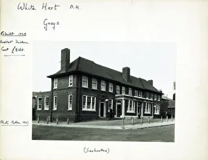 Grays Prints: Photograph of White Hart PH, Grays (New), Essex