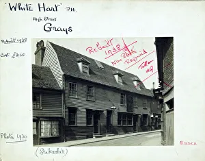 Hart Prints: Photograph of White Hart PH, Grays (Old), Essex