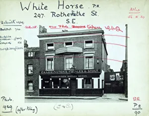 Rotherhithe Prints: Photograph of White Horse PH, Rotherhithe (Old), London