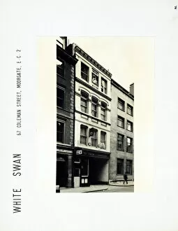 Moorgate Gallery: Photograph of White Swan PH, Moorgate, London
