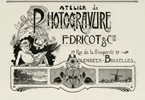 Photographers Prints: Photographers advertisement in Brussels