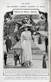 Chic Collection: Photographers capturing fashions at the races, photomontage