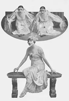 Rosie Prints: Two photographs of the Dolly Sisters, 1914 Date: 1914