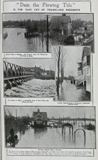 Flooding Prints: Photographs of the River Thames flooding