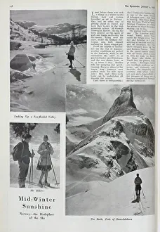 Valleys Prints: Photographs of skiers and snow scapes