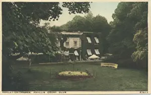 Phyllis Prints: Phyllis Court, a so-called riverside country club at Henley