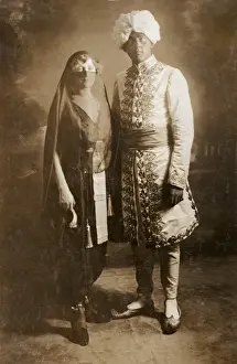 Dare Prints: Phyllis and Jack Dare in Arabian costume