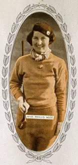 Sportswoman Prints: Phyllis Wade - Womens Golf Champion