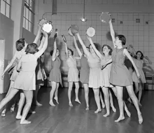 Graceful Prints: Physical education, girls
