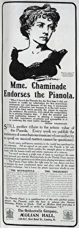 Pianola advert