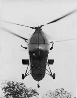Piasecki Prints: Piasecki XHUP-1 hovering hands-off on the automatic pilot