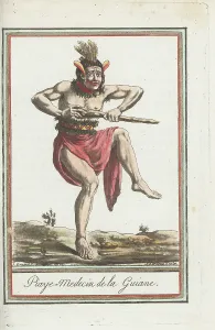 1792 Prints: Piaye of the Kalina people, French Guiana, South America