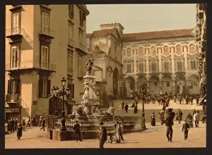 Piazetta Monteoliveto, Naples, Italy