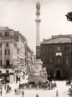 Piazza di Spagna, Rome, Italy, pedestrians
