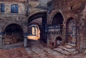 Piazza Pellegrino, Viterbo, Italy