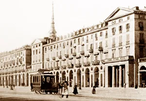 Emmanuel Prints: Piazza Victor Emmanuel, Turin - Victorian period