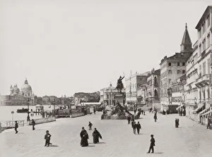 Skate Prints: Piazzetta, Santa Maria della Salute, Venice, Venezia, Italy