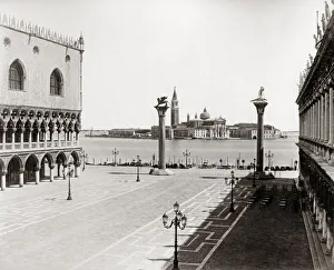 Piazzetta and Santa Maria della Salute, Venice, Italy c. 1890