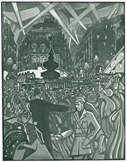 Searchlights Prints: Piccadilly Circus