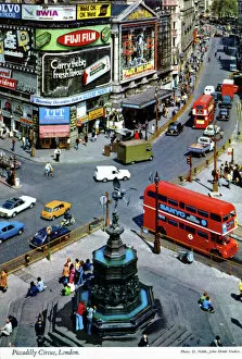 John Hinde Gallery: Piccadilly Circus, London