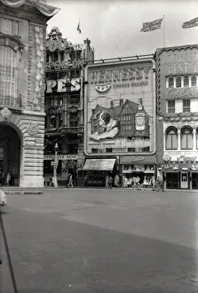 Piccadilly Circus, London - Coronation of Elizabeth II